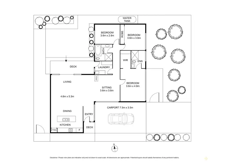 Floorplan of Homely house listing, 54 Bramwell Street, Ocean Grove VIC 3226