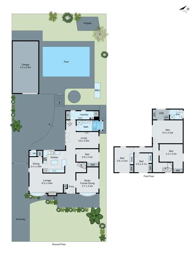 Floorplan of Homely house listing, 24 Vannam Drive, Ashwood VIC 3147