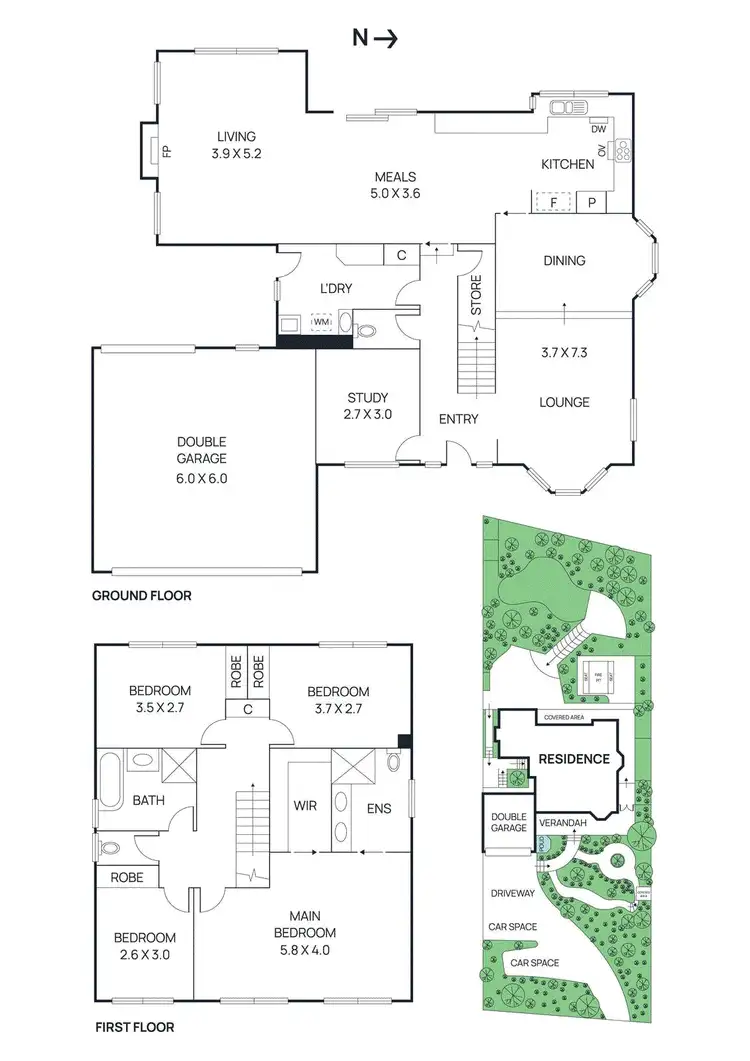 Floorplan of Homely house listing, 27 Kalbar Road, Eltham VIC 3095