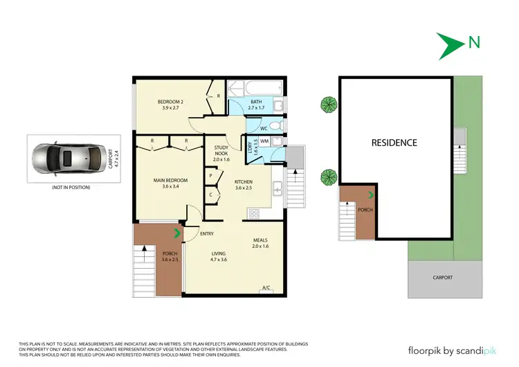 Floorplan of Homely unit listing, 2/91 Bayswater Road, Croydon VIC 3136