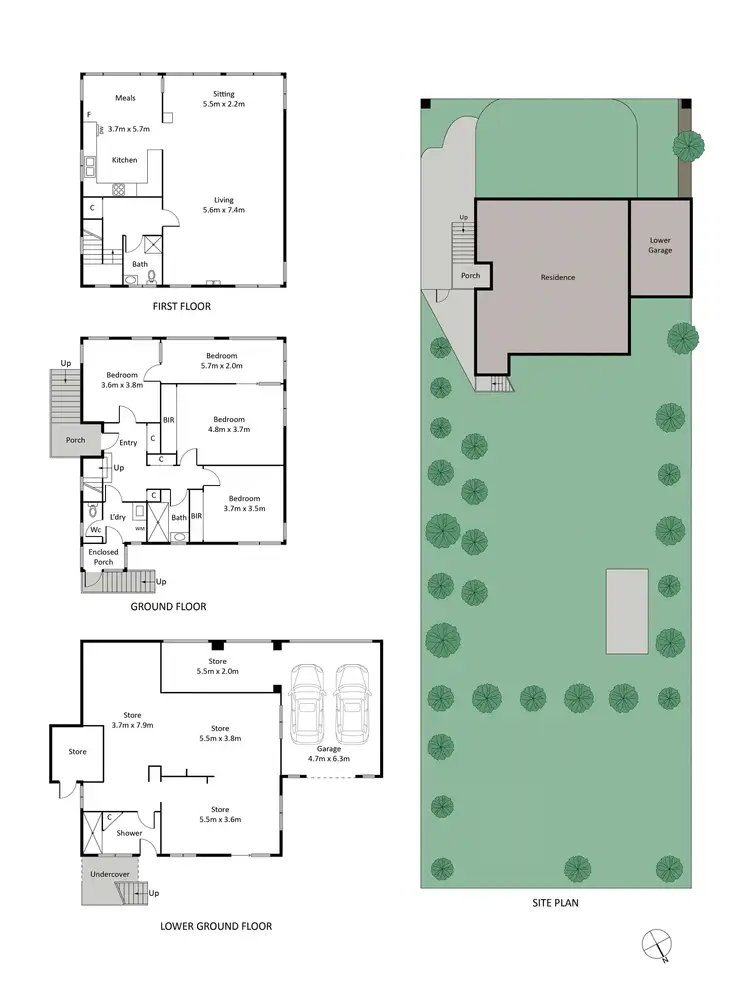 Floorplan of Homely house listing, 6 The Esplanade, Queenscliff VIC 3225