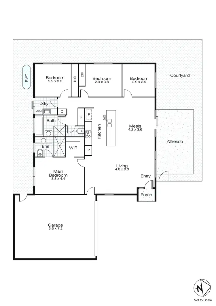Floorplan of Homely house listing, 16A Longley Street, Alfredton VIC 3350