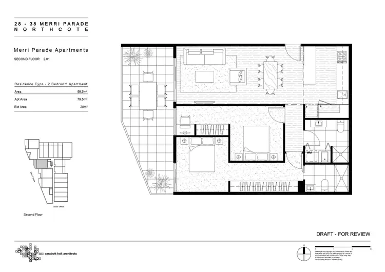 Floorplan of Homely apartment listing, 201/28 Merri Parade, Northcote VIC 3070