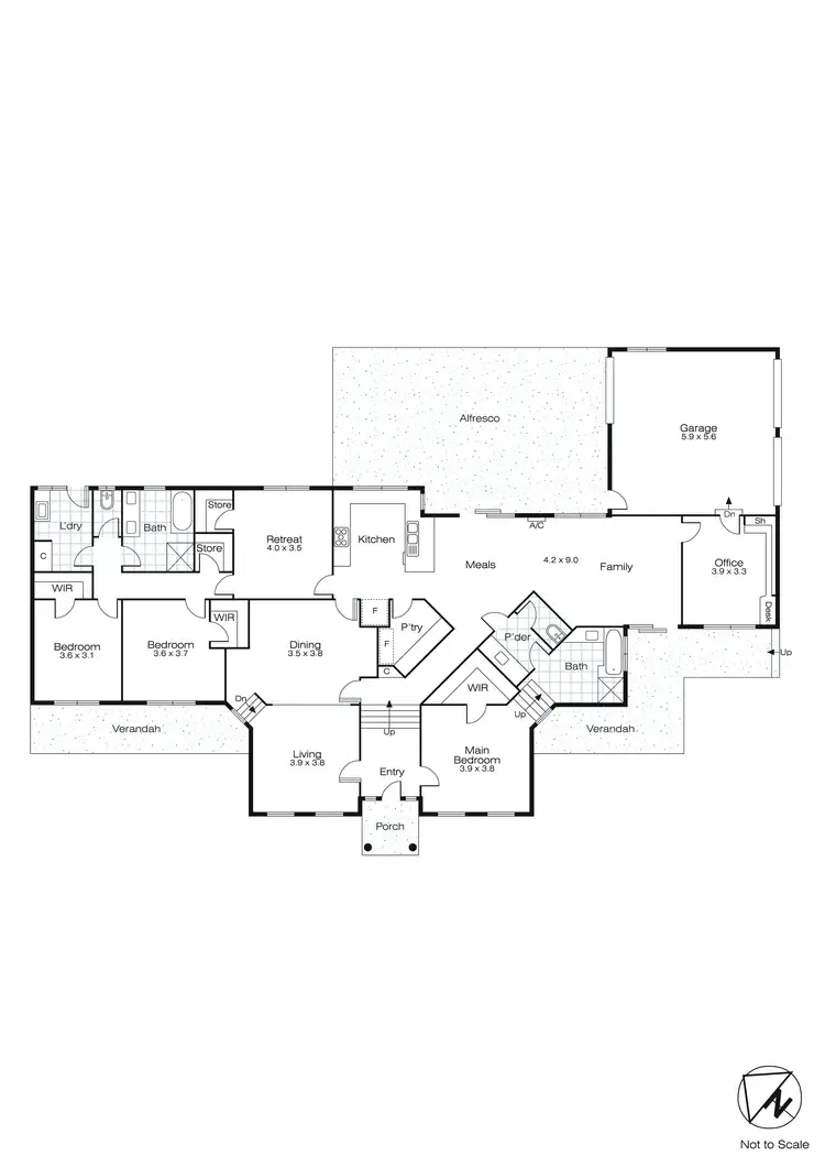 Floorplan of Homely house listing, 9 Allan Street, Buninyong VIC 3357