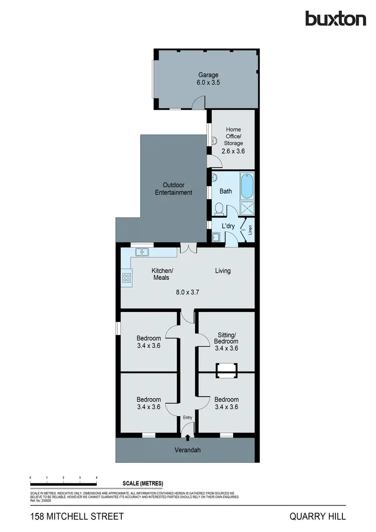 Floorplan of Homely house listing, 158 Mitchell Street, Quarry Hill VIC 3550