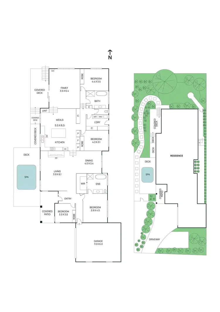 Floorplan of Homely house listing, 6 The Eyrie, Eltham VIC 3095