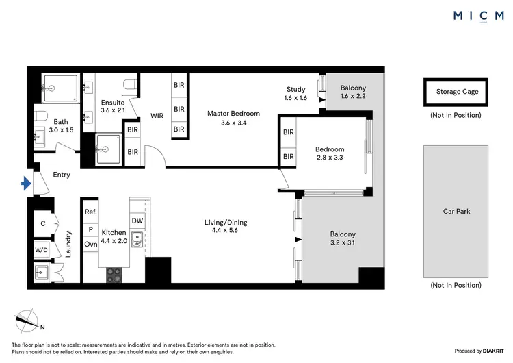Floorplan of Homely apartment listing, 314/499 St Kilda Road, Melbourne VIC 3004