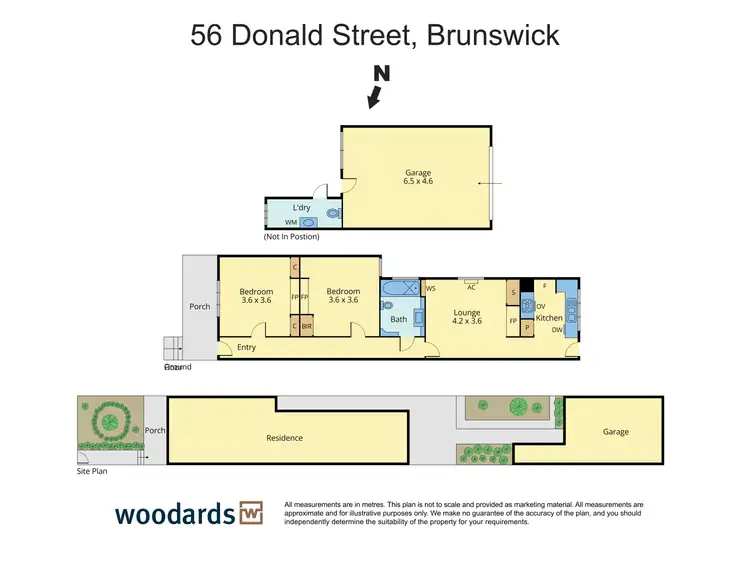Floorplan of Homely house listing, 56 Donald Street, Brunswick VIC 3056