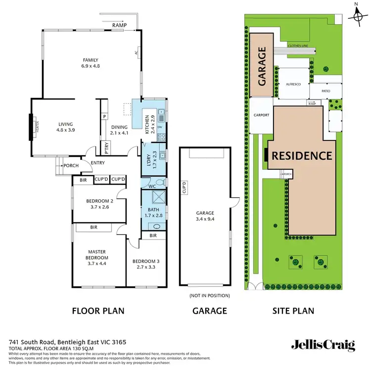 Floorplan of Homely house listing, 741 South Road, Bentleigh East VIC 3165