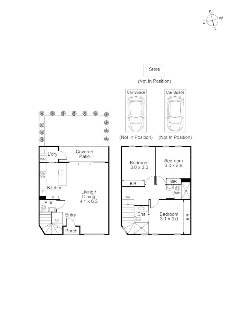 Floorplan of Homely townhouse listing, 3/289 Grange Road, Ormond VIC 3204