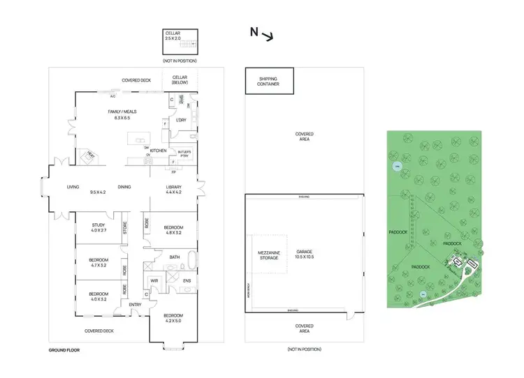 Floorplan of Homely house listing, 25 O'Sheas Road, Christmas Hills VIC 3775