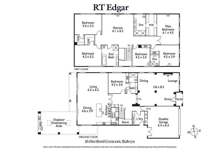 Floorplan of Homely house listing, 16 Hertford Crescent, Balwyn VIC 3103