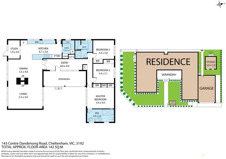 Floorplan of Homely house listing, 143 Centre Dandenong Road, Cheltenham VIC 3192
