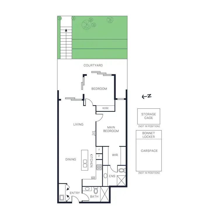 Floorplan of Homely apartment listing, 3/25 Nicholson Street, Bentleigh VIC 3204