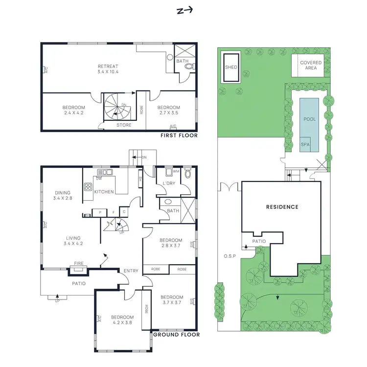 Floorplan of Homely house listing, 47 Marrbridge Road, Moorabbin VIC 3189