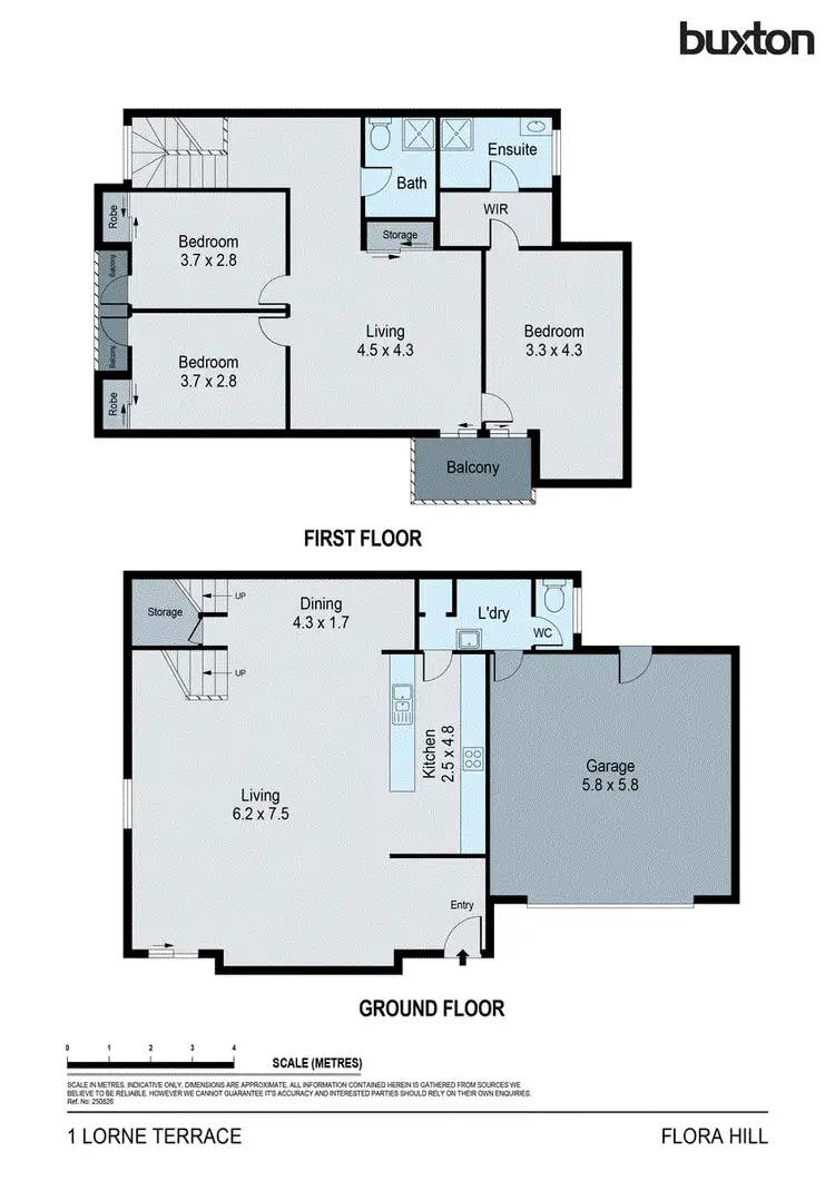 Floorplan of Homely house listing, 1 Lorne Terrace, Flora Hill VIC 3550