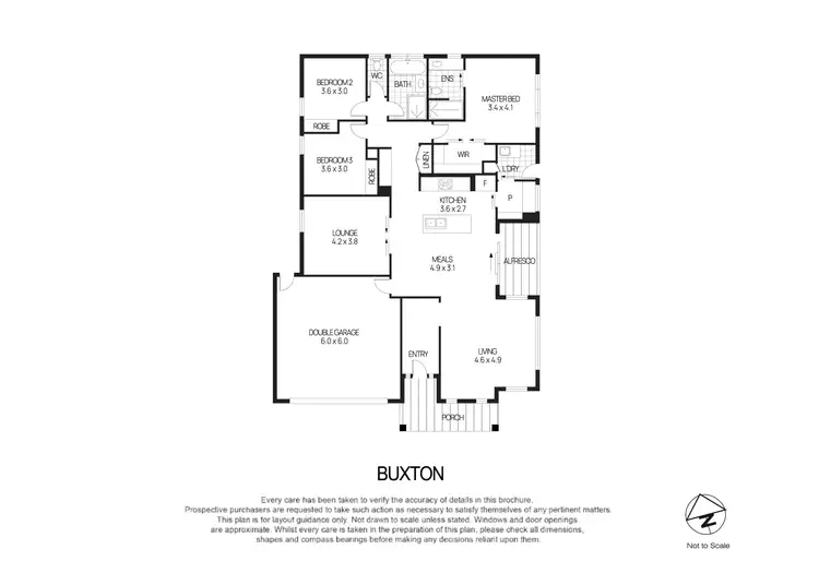 Floorplan of Homely house listing, 12 Moore Way, Lucas VIC 3350