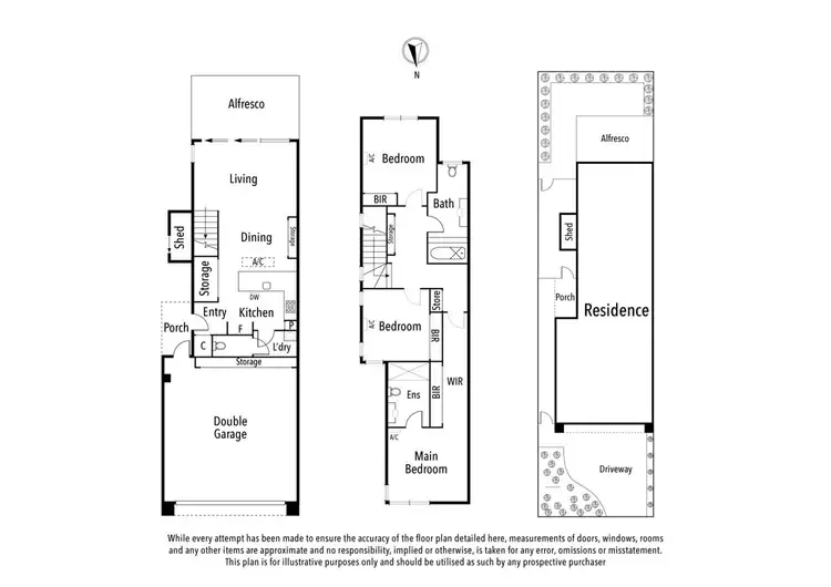 Floorplan of Homely house listing, 1 Woodstock Crescent, Ivanhoe VIC 3079