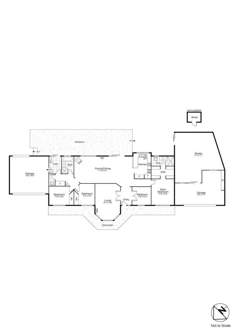 Floorplan of Homely house listing, 47 Darriwell Drive, Mount Helen VIC 3350