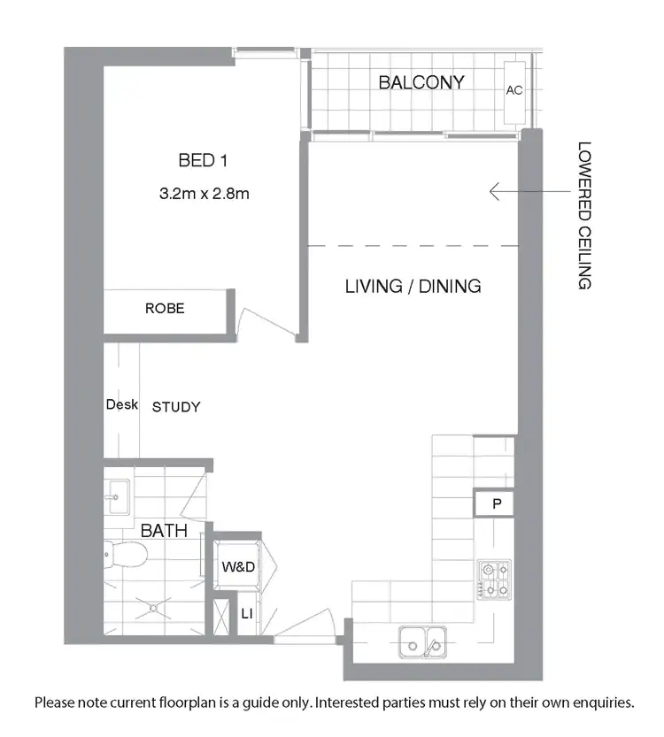 Floorplan of Homely apartment listing, 1707/60 Kavanagh Street, Southbank VIC 3006