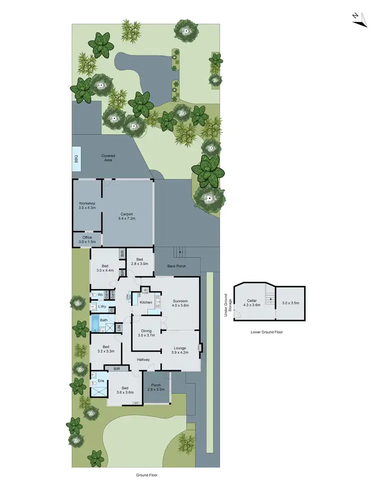 Floorplan of Homely house listing, 12 Curran Street, Oakleigh East VIC 3166