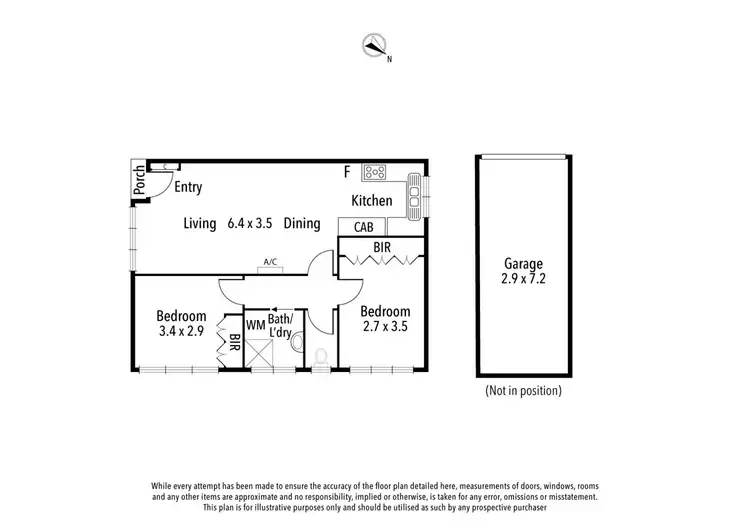 Floorplan of Homely unit listing, 1/9 Roemer Crescent, Alphington VIC 3078