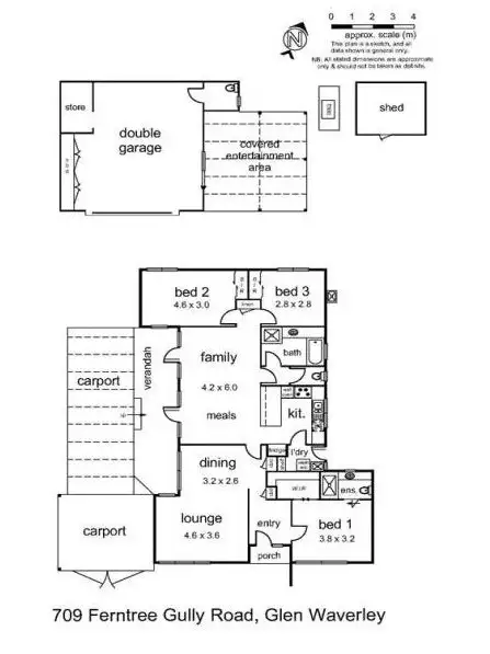 Floorplan of Homely house listing, 709 Ferntree Gully Road, Glen Waverley VIC 3150
