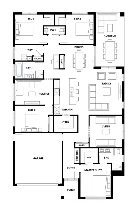 Floorplan of Homely house listing, 254 8759 Northern Highway Avenue, Echuca VIC 3564