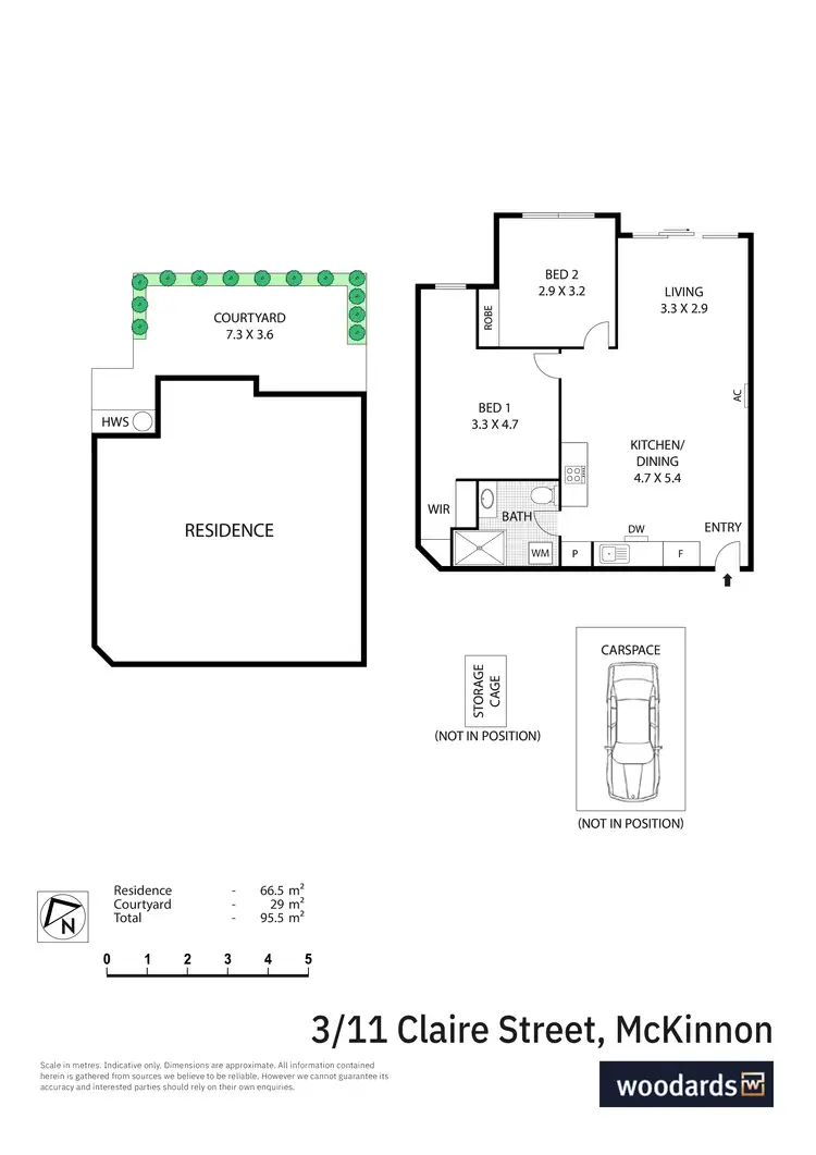 Floorplan of Homely apartment listing, 3/11 Claire Street, Mckinnon VIC 3204