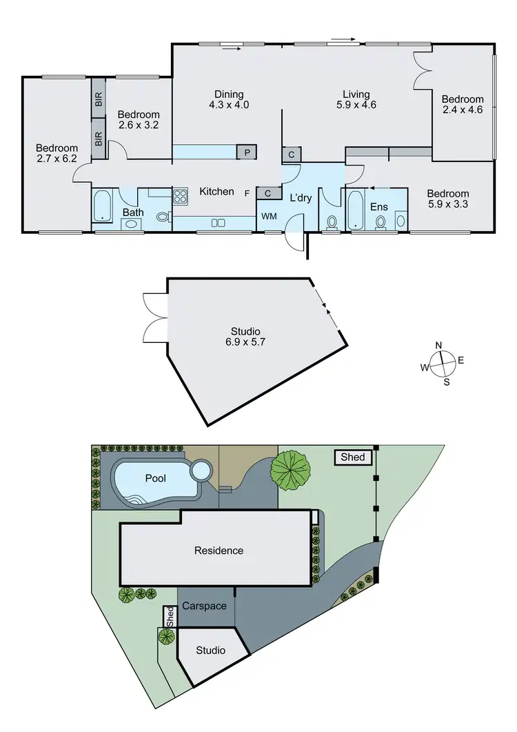 Floorplan of Homely house listing, 7 Nagle Court, Mount Waverley VIC 3149