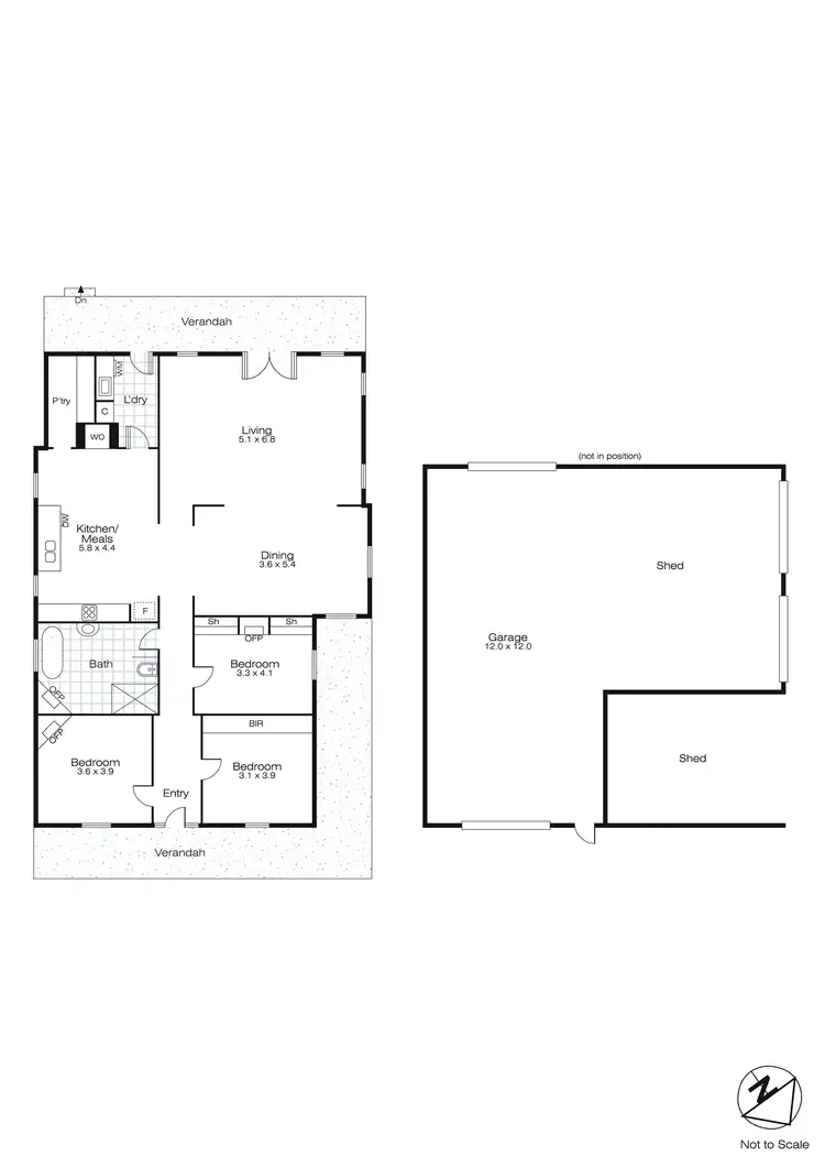 Floorplan of Homely house listing, 213-215 High Street, Learmonth VIC 3352