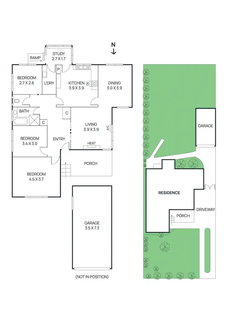 Floorplan of Homely house listing, 12 Greville Road, Rosanna VIC 3084