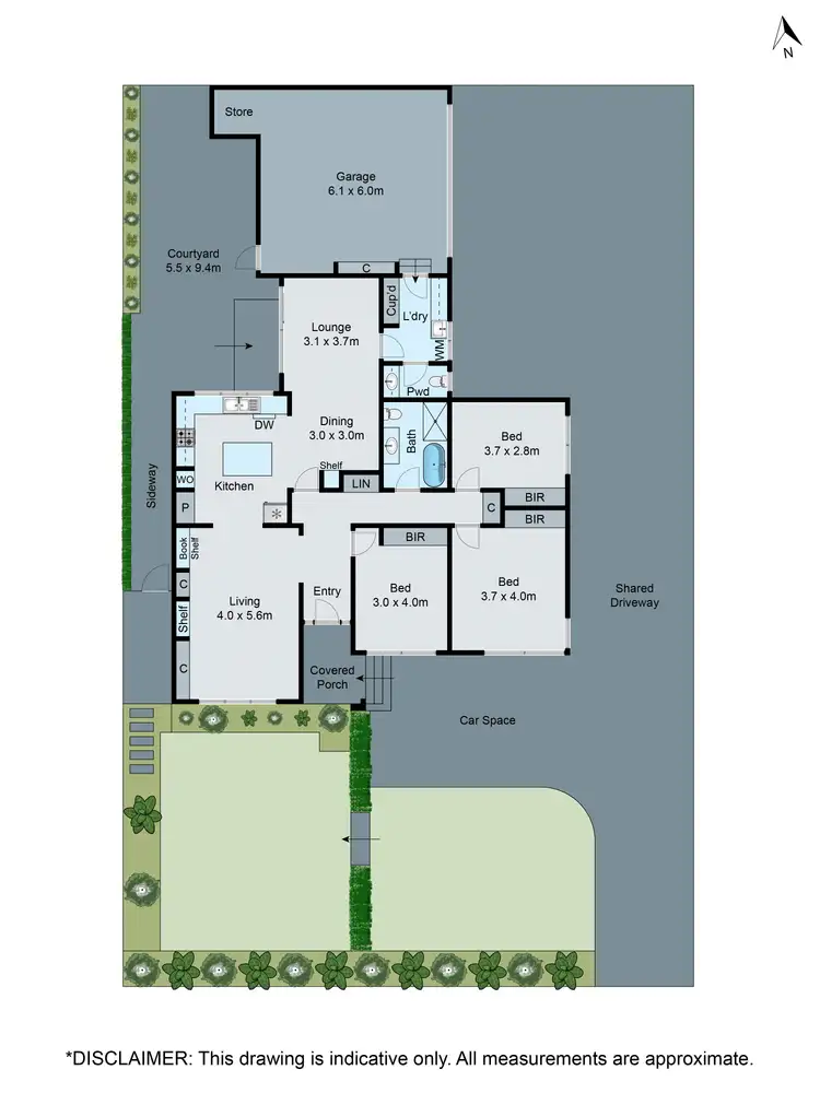 Floorplan of Homely unit listing, 1/25 Douglas Street, Ashwood VIC 3147
