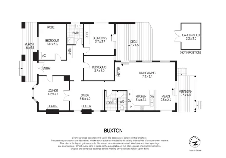 Floorplan of Homely house listing, 206 Chisholm Street, Soldiers Hill VIC 3350