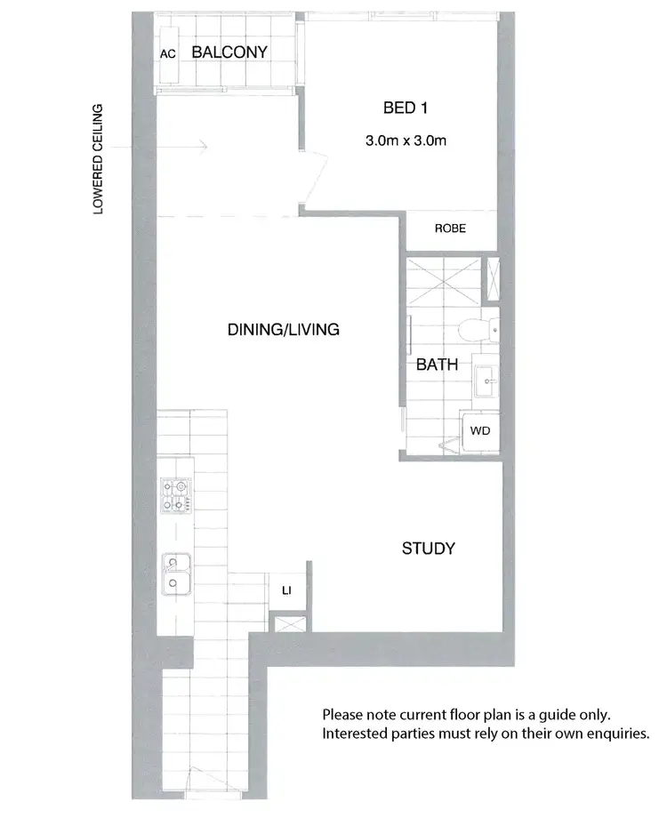 Floorplan of Homely apartment listing, 3009/601 Little Lonsdale Street, Melbourne VIC 3000