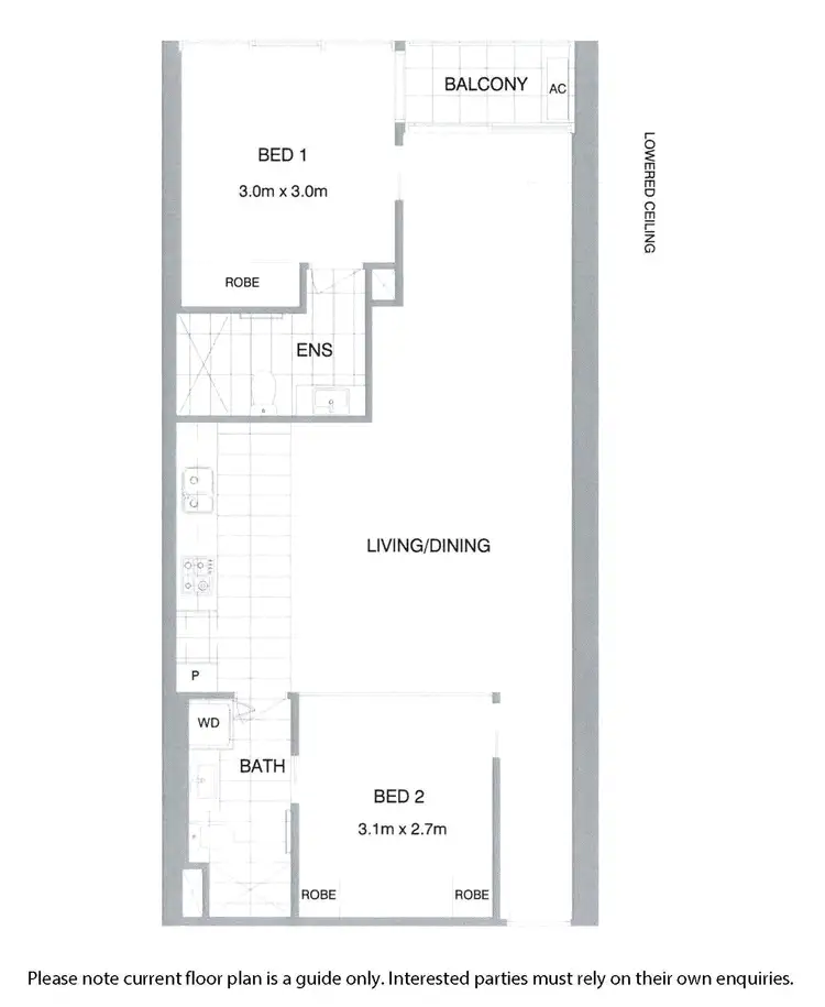 Floorplan of Homely apartment listing, 1308/601 Little Lonsdale Street, Melbourne VIC 3000