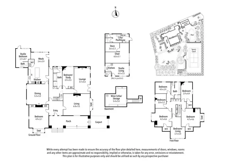 Floorplan of Homely house listing, 13-15 Summit Drive, Eaglemont VIC 3084
