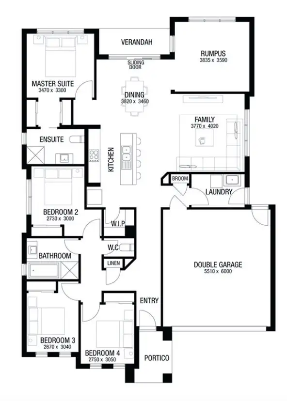 Floorplan of Homely house listing, 258 8759 Northern Highway Avenue, Echuca VIC 3564