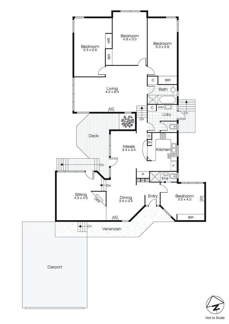 Floorplan of Homely house listing, 22 Pindari Drive, Mount Clear VIC 3350