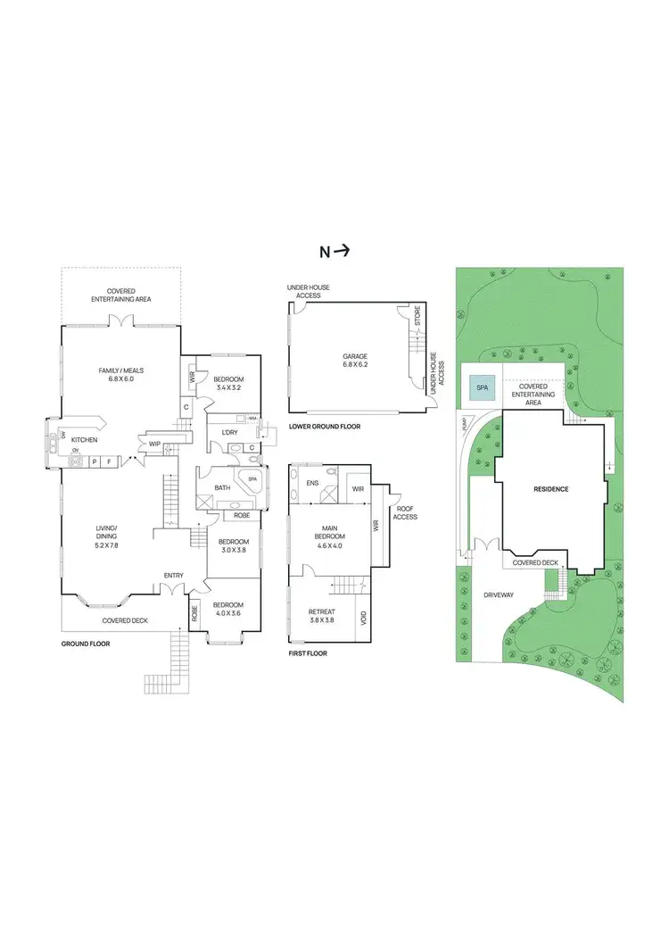 Floorplan of Homely house listing, 75 Kalbar Road, Eltham VIC 3095