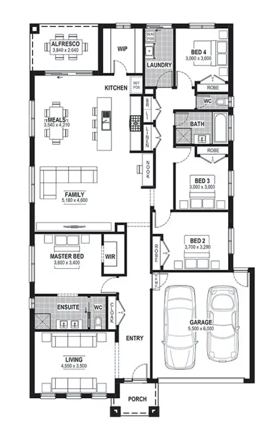 Floorplan of Homely house listing, 259 8759 Northern Highway, Echuca VIC 3564