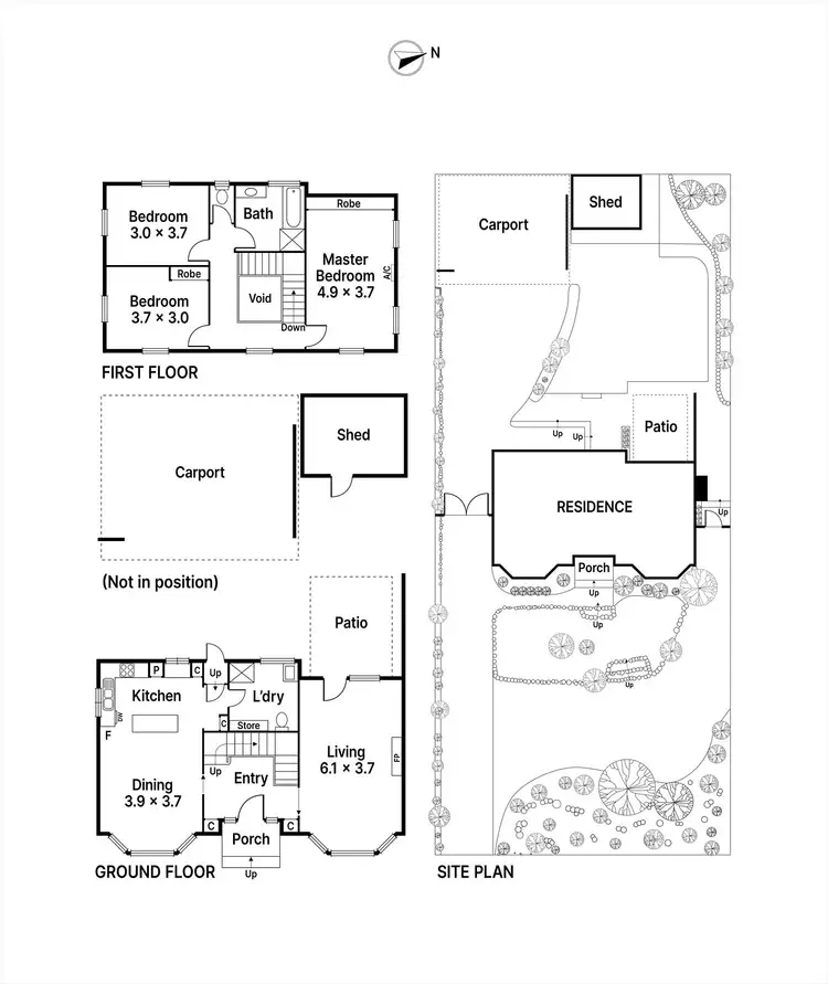 Floorplan of Homely house listing, 10 Rodney Court, Viewbank VIC 3084
