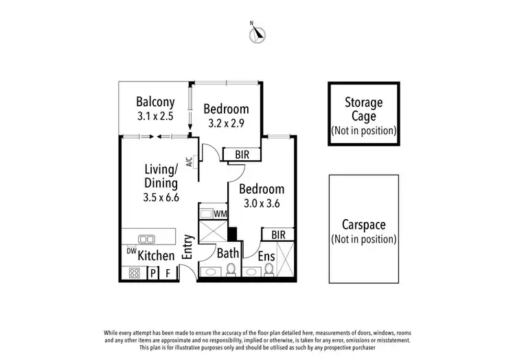 Floorplan of Homely apartment listing, 609B/56-58 Myrtle Street, Ivanhoe VIC 3079