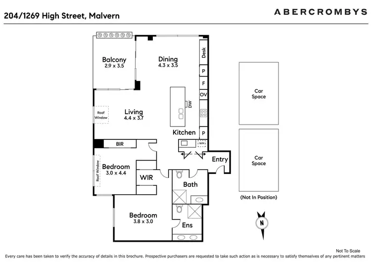Floorplan of Homely apartment listing, 204/1269 High Street, Malvern VIC 3144