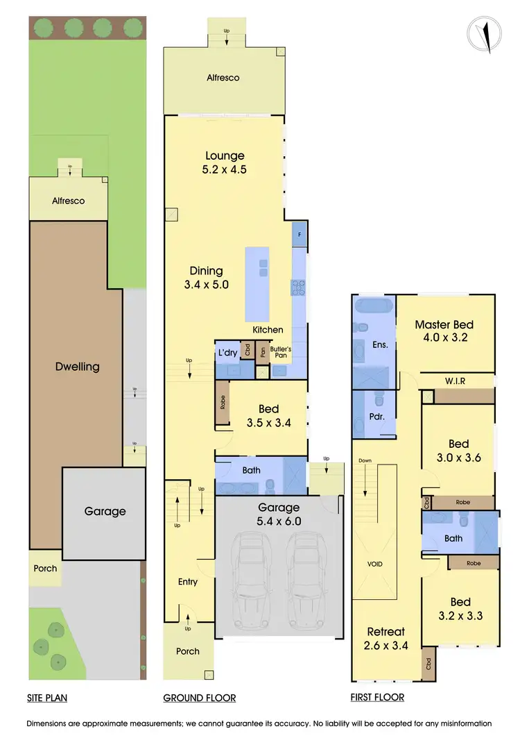 Floorplan of Homely townhouse listing, 28A Rooney Street, Templestowe Lower VIC 3107