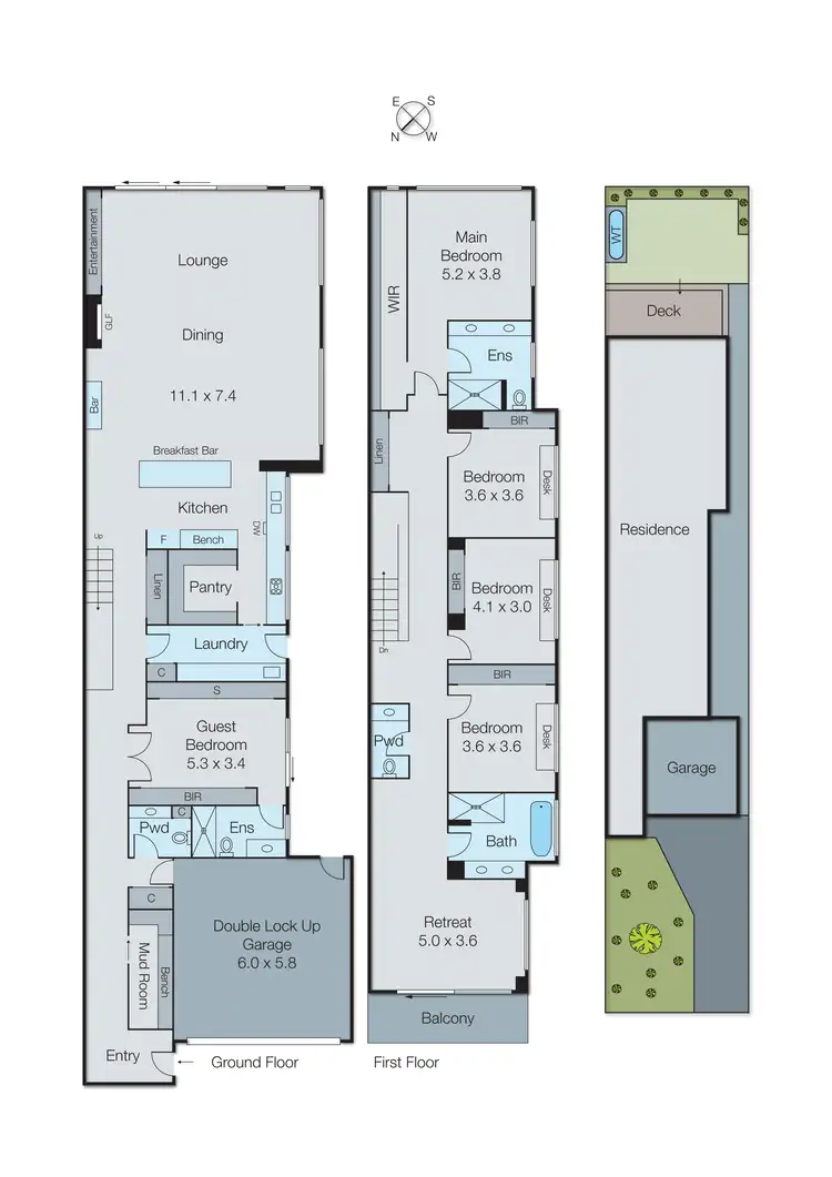 Floorplan of Homely townhouse listing, 38A Second Street, Parkdale VIC 3195