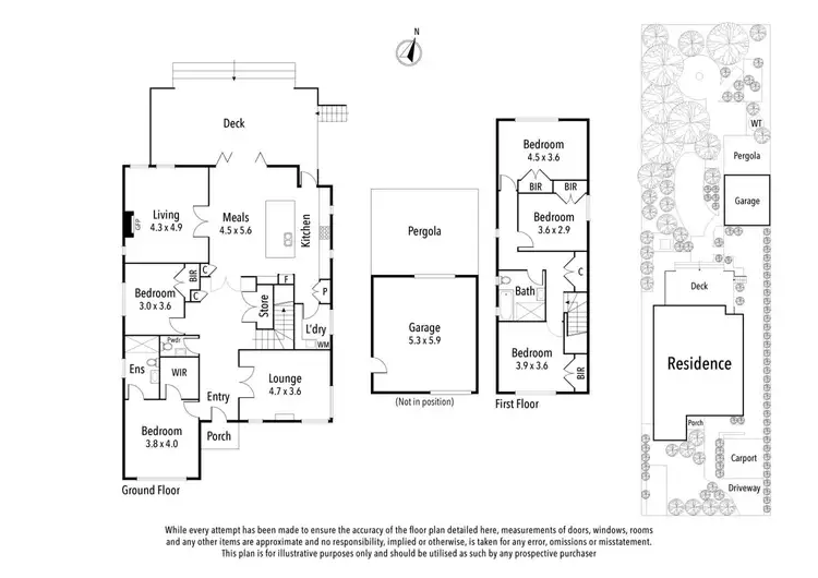 Floorplan of Homely house listing, 12 Prospect Road, Rosanna VIC 3084