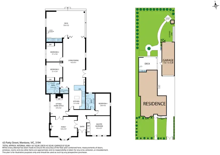 Floorplan of Homely house listing, 63 Patty Street, Mentone VIC 3194