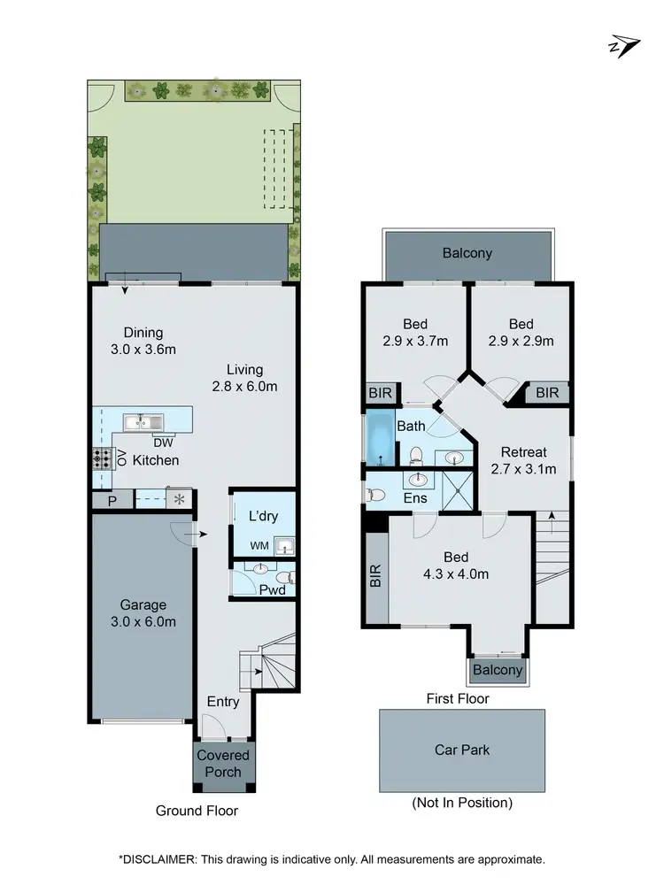 Floorplan of Homely townhouse listing, 5/1248 North Road, Oakleigh South VIC 3167