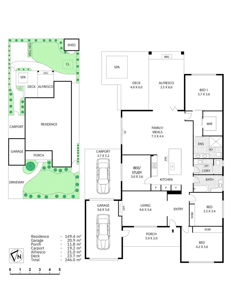 Floorplan of Homely house listing, 2 Veronica Street, Bentleigh East VIC 3165